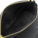ルイヴィトン LOUIS VUITTON ポルトフォイユ ヴィクトリーヌ M80968 ブラック ベージュ モノグラムアンプラント 三つ折り財布 ゴールド金具 黒 コンパクト財布