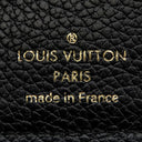 ルイヴィトン LOUIS VUITTON ポルトフォイユ ヴィクトリーヌ M80968 ブラック ベージュ モノグラムアンプラント 三つ折り財布 ゴールド金具 黒 コンパクト財布