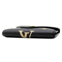 ルイヴィトン LOUIS VUITTON ポルトフォイユ ヴィクトリーヌ M80968 ブラック ベージュ モノグラムアンプラント 三つ折り財布 ゴールド金具 黒 コンパクト財布