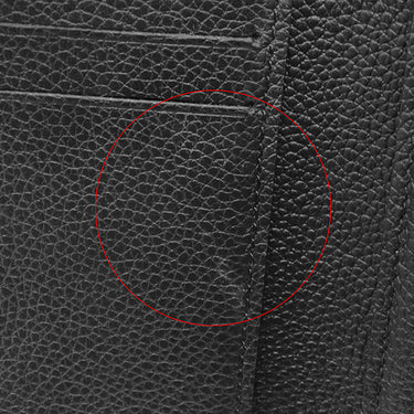 ルイヴィトン LOUIS VUITTON ポルトフォイユ ヴィクトリーヌ M80968 ブラック ベージュ モノグラムアンプラント 三つ折り財布 ゴールド金具 黒 コンパクト財布