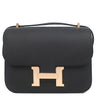 エルメス HERMES コンスタンスミニ 3 ミロワール ブラック ヴォーエプソン ショルダーバッグ ピンクゴールド金具 黒 PG RG