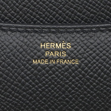 エルメス HERMES コンスタンスミニ 3 ミロワール ブラック ヴォーエプソン ショルダーバッグ ピンクゴールド金具 黒 PG RG