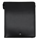 モンブラン Montblanc マイスターシュテュック ジップ式 ラージ オルガナイザー ブラック レザー 手帳カバー シルバー金具 黒 手帳 システム手帳 バインダー