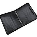 モンブラン Montblanc マイスターシュテュック ジップ式 ラージ オルガナイザー ブラック レザー 手帳カバー シルバー金具 黒 手帳 システム手帳 バインダー