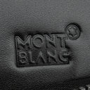 モンブラン Montblanc マイスターシュテュック ジップ式 ラージ オルガナイザー ブラック レザー 手帳カバー シルバー金具 黒 手帳 システム手帳 バインダー