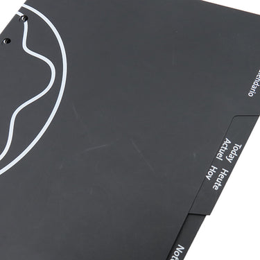 モンブラン Montblanc マイスターシュテュック ジップ式 ラージ オルガナイザー ブラック レザー 手帳カバー シルバー金具 黒 手帳 システム手帳 バインダー