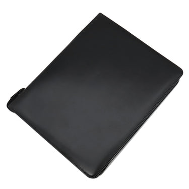 モンブラン Montblanc マイスターシュテュック ジップ式 ラージ オルガナイザー ブラック レザー 手帳カバー シルバー金具 黒 手帳 システム手帳 バインダー