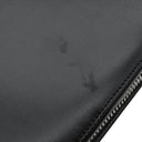 モンブラン Montblanc マイスターシュテュック ジップ式 ラージ オルガナイザー ブラック レザー 手帳カバー シルバー金具 黒 手帳 システム手帳 バインダー