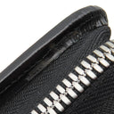 モンブラン Montblanc マイスターシュテュック ジップ式 ラージ オルガナイザー ブラック レザー 手帳カバー シルバー金具 黒 手帳 システム手帳 バインダー