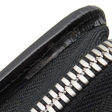 モンブラン Montblanc マイスターシュテュック ジップ式 ラージ オルガナイザー ブラック レザー 手帳カバー シルバー金具 黒 手帳 システム手帳 バインダー