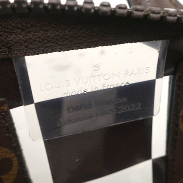 ルイヴィトン LOUIS VUITTON キーポル バンドリエール 25 M20872 モノグラムチェス モノグラムキャンバス PVC 2WAYバッグ 茶 スケルトン ブラウン金具