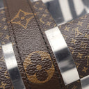 ルイヴィトン LOUIS VUITTON キーポル バンドリエール 25 M20872 モノグラムチェス モノグラムキャンバス PVC 2WAYバッグ 茶 スケルトン ブラウン金具