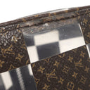 ルイヴィトン LOUIS VUITTON キーポル バンドリエール 25 M20872 モノグラムチェス モノグラムキャンバス PVC 2WAYバッグ 茶 スケルトン ブラウン金具