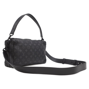 ルイヴィトン LOUIS VUITTON ソウルトランク EW M11744 モノグラムエクリプス レザー モノグラムエクリプスキャンバス 2WAYバッグ ブラック金具 シルバー金具 黒 グレー