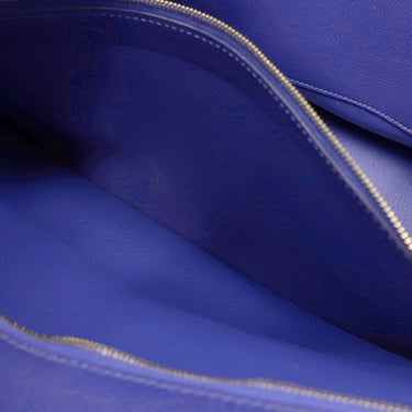 エルメス HERMES バーキン40 ブルーエレクトリック トゴ ハンドバッグ ゴールド金具 青