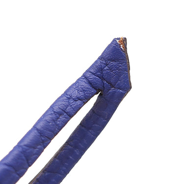 エルメス HERMES バーキン40 ブルーエレクトリック トゴ ハンドバッグ ゴールド金具 青