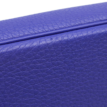 エルメス HERMES バーキン40 ブルーエレクトリック トゴ ハンドバッグ ゴールド金具 青