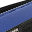 フェンディ FENDI ピーカブー アイコニック エッセンシャル 7VA476 ダークグレー×ブルー レザー 2WAYバッグ シルバー金具 ビジネスバッグ
