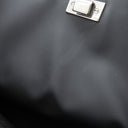 フェンディ FENDI ピーカブー アイコニック エッセンシャル 7VA476 ダークグレー×ブルー レザー 2WAYバッグ シルバー金具 ビジネスバッグ