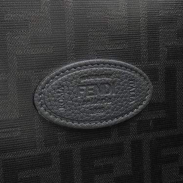 フェンディ FENDI ピーカブー アイコニック エッセンシャル 7VA476 ダークグレー×ブルー レザー 2WAYバッグ シルバー金具 ビジネスバッグ