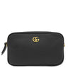 グッチ GUCCI GGマーモント ミニ 772759 ブラック レザー ショルダーバッグ ゴールド金具 黒 チェーンショルダー