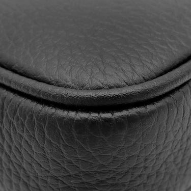 グッチ GUCCI GGマーモント ミニ 772759 ブラック レザー ショルダーバッグ ゴールド金具 黒 チェーンショルダー