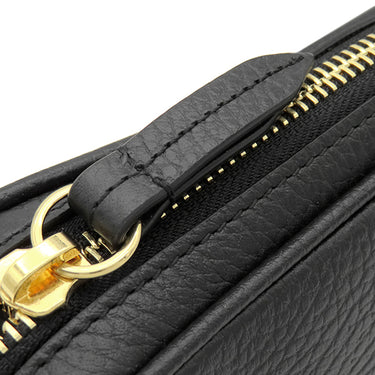 グッチ GUCCI GGマーモント ミニ 772759 ブラック レザー ショルダーバッグ ゴールド金具 黒 チェーンショルダー
