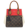 ルイヴィトン LOUIS VUITTON フォールド トート PM M45389 スリーズ×クレーム×ノワール モノグラムキャンバス カーフ 2WAYバッグ ゴールド金具 ショルダー