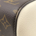 ルイヴィトン LOUIS VUITTON フォールド トート PM M45389 スリーズ×クレーム×ノワール モノグラムキャンバス カーフ 2WAYバッグ ゴールド金具 ショルダー