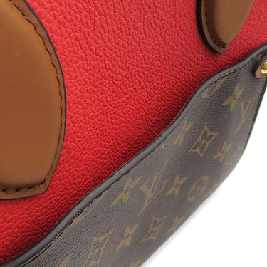 ルイヴィトン LOUIS VUITTON フォールド トート PM M45389 スリーズ×クレーム×ノワール モノグラムキャンバス カーフ 2WAYバッグ ゴールド金具 ショルダー