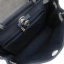 エルメス HERMES エールバッグPM 31 ネイビー トワルオフィシエ ヴァッシュハンター ショルダーバッグ シルバー金具 紺 替えバッグ欠品