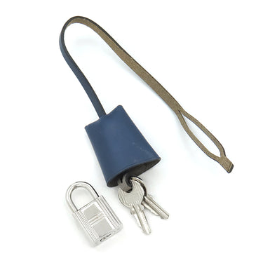 エルメス HERMES エールバッグPM 31 ネイビー トワルオフィシエ ヴァッシュハンター ショルダーバッグ シルバー金具 紺 替えバッグ欠品