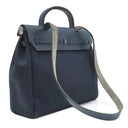 エルメス HERMES エールバッグPM 31 ネイビー トワルオフィシエ ヴァッシュハンター ショルダーバッグ シルバー金具 紺 替えバッグ欠品