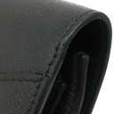 エルメス HERMES コンスタンス コンパクト ブラック ヴォーエプソン 二つ折り財布 シルバー金具 黒 コンパクトウォレット