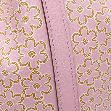 エルメス HERMES ピコタンロックPM ラッキーデイジー モーヴシルベストル×ホワイト×キュイーブル ヴォースイフト ハンドバッグ シルバー金具 鍵 カデナ 欠品