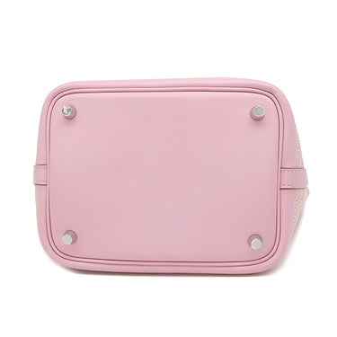 エルメス HERMES ピコタンロックPM ラッキーデイジー モーヴシルベストル×ホワイト×キュイーブル ヴォースイフト ハンドバッグ シルバー金具 鍵 カデナ 欠品