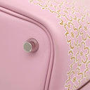 エルメス HERMES ピコタンロックPM ラッキーデイジー モーヴシルベストル×ホワイト×キュイーブル ヴォースイフト ハンドバッグ シルバー金具 鍵 カデナ 欠品