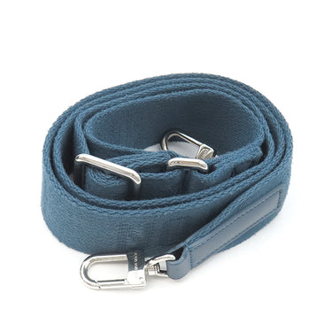 ルイヴィトン LOUIS VUITTON キーポルXS M81003 ブルー レザー トリヨンレザー 2WAYバッグ シルバー金具 青 ハンドバッグ ショルダー