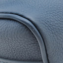 ルイヴィトン LOUIS VUITTON キーポルXS M81003 ブルー レザー トリヨンレザー 2WAYバッグ シルバー金具 青 ハンドバッグ ショルダー