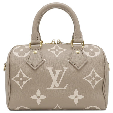 ルイヴィトン LOUIS VUITTON スピーディ バンドリエール 20 M46575 トゥルトレールグレー クリーム モノグラムアンプラント 2WAYバッグ ゴールド金具 チェーンショルダー