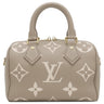 ルイヴィトン LOUIS VUITTON スピーディ バンドリエール 20 M46575 トゥルトレールグレー クリーム モノグラムアンプラント 2WAYバッグ ゴールド金具 チェーンショルダー
