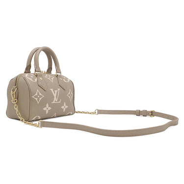 ルイヴィトン LOUIS VUITTON スピーディ バンドリエール 20 M46575 トゥルトレールグレー クリーム モノグラムアンプラント 2WAYバッグ ゴールド金具 チェーンショルダー
