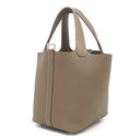エルメス HERMES ピコタンロック PM エトゥープ トリヨンクレマンス ハンドバッグ シルバー金具 新品 未使用 グレージュ