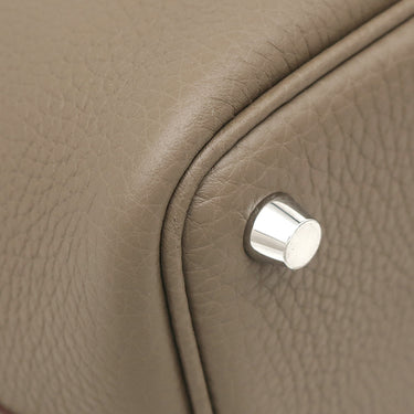 エルメス HERMES ピコタンロック PM エトゥープ トリヨンクレマンス ハンドバッグ シルバー金具 新品 未使用 グレージュ