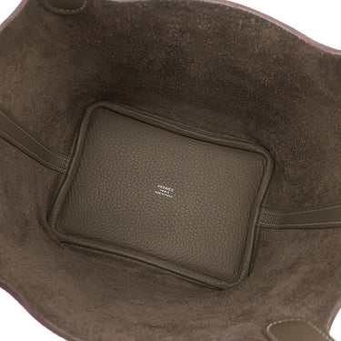 エルメス HERMES ピコタンロック PM エトゥープ トリヨンクレマンス ハンドバッグ シルバー金具 新品 未使用 グレージュ