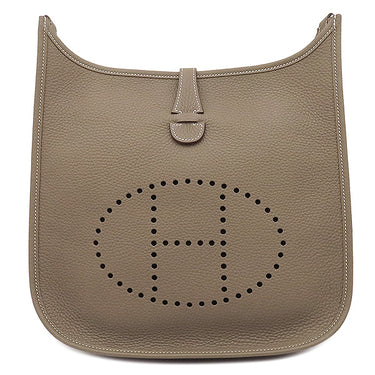 エルメス HERMES エヴリン3 PM エトゥープ トリヨンクレマンス ショルダーバッグ シルバー金具 グレージュ