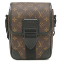 ルイヴィトン Louis Vuitton アーチー メッセンジャー M46442 モノグラムマカサー モノグラムマカサー ショルダーバッグ ブラック金具 茶