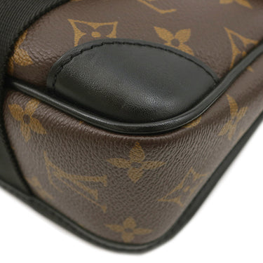 ルイヴィトン Louis Vuitton アーチー メッセンジャー M46442 モノグラムマカサー モノグラムマカサー ショルダーバッグ ブラック金具 茶