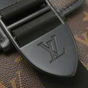 ルイヴィトン Louis Vuitton アーチー メッセンジャー M46442 モノグラムマカサー モノグラムマカサー ショルダーバッグ ブラック金具 茶