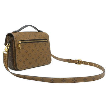 ルイヴィトン LOUIS VUITTON ポシェット メティス MM M44876 モノグラムリバース モノグラムキャンバス モノグラムリバースキャンバス 2WAYバッグ ゴールド金具 茶